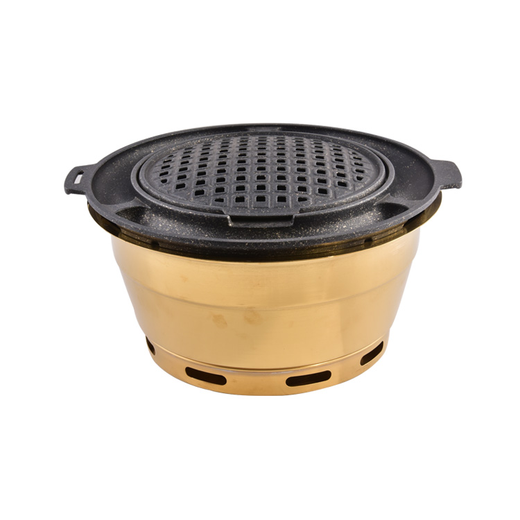Upper smoke outlet grill